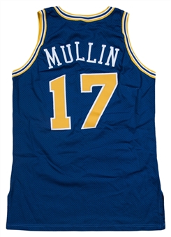 1991-92 Chris Mullin Game Used Golden State Warriors Road Jersey With Scarce Captains Patch (MEARS)